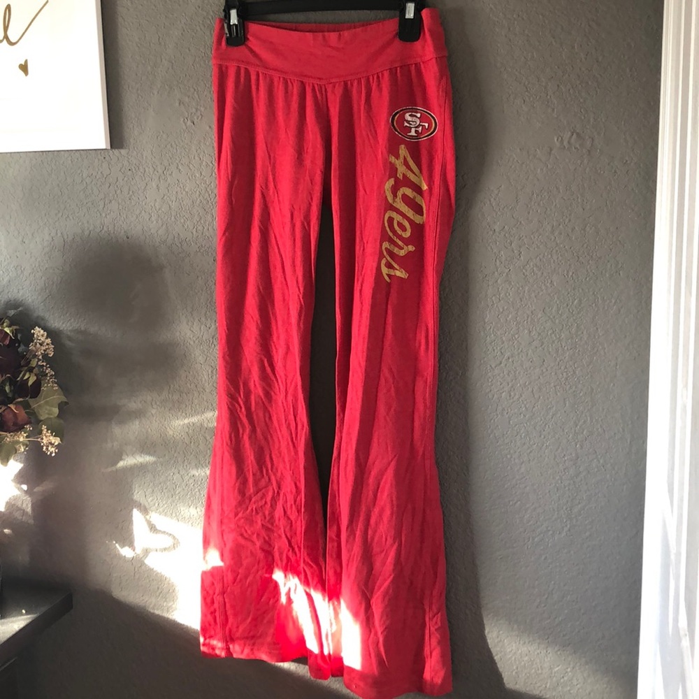 Red 49ers Yoga Pants (SM)